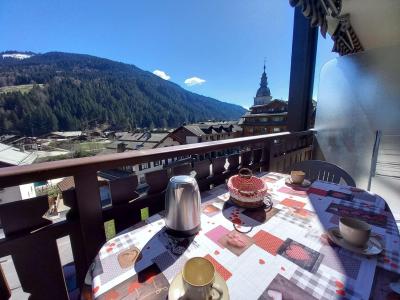 Soggiorno sugli sci Studio con alcova per 4 persone (0S) - Résidence les Arces - Le Grand Bornand - Balcone