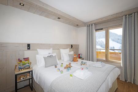 Skiverleih 3-Zimmer-Appartment für 6 Personen (Prestige) - Résidence les Chalets de Joy - Le Grand Bornand - Schlafzimmer