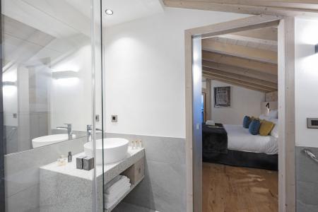 Skiverleih 4-Zimmer-Appartment für 8 Personen - Résidence les Chalets de Joy - Le Grand Bornand - Waschbecken