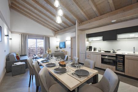 Alquiler al esquí Apartamento 4 piezas para 8 personas - Résidence les Chalets de Joy - Le Grand Bornand - Mesa