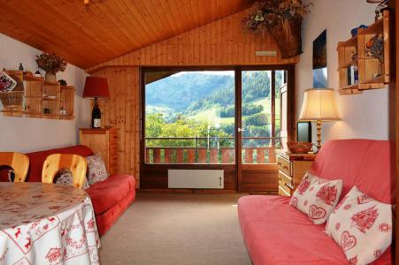 Skiverleih Studio für 4 Personen (301) - Résidence les Cottagnes - Le Grand Bornand - Wohnzimmer