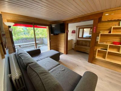 Ski verhuur Appartement 3 kamers 6 personen (850-10) - Résidence les Epinettes - Le Grand Bornand - Woonkamer