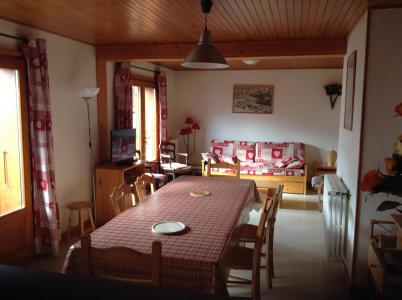 Skiverleih 5-Zimmer-Appartment für 8 Personen - Résidence les Tilleuls - Le Grand Bornand - Wohnzimmer