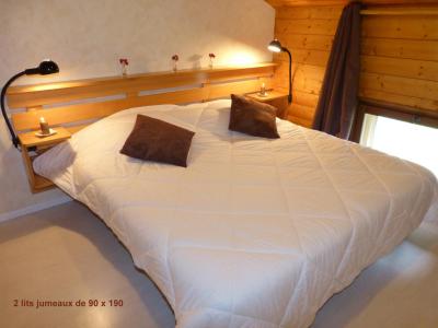 Location au ski Studio cabine 4 personnes (001) - Résidence Lou R'Bat Pays - Le Grand Bornand - Chambre