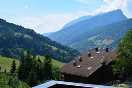 Ski verhuur Appartement 2 kamers 5 personen (1E) - Résidence Perce Neige - Le Grand Bornand - Balkon