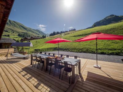 Skiverleih 5-Zimmer-Appartment für 11 Personen (302) - Solaret - Chalet 1803 - Le Grand Bornand - Terrasse