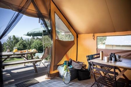 Location au ski Tente 3 pièces 5 personnes (Canadienne) - Camping Lac de Serre-Ponçon - Le Lauzet-Ubaye - Appartement