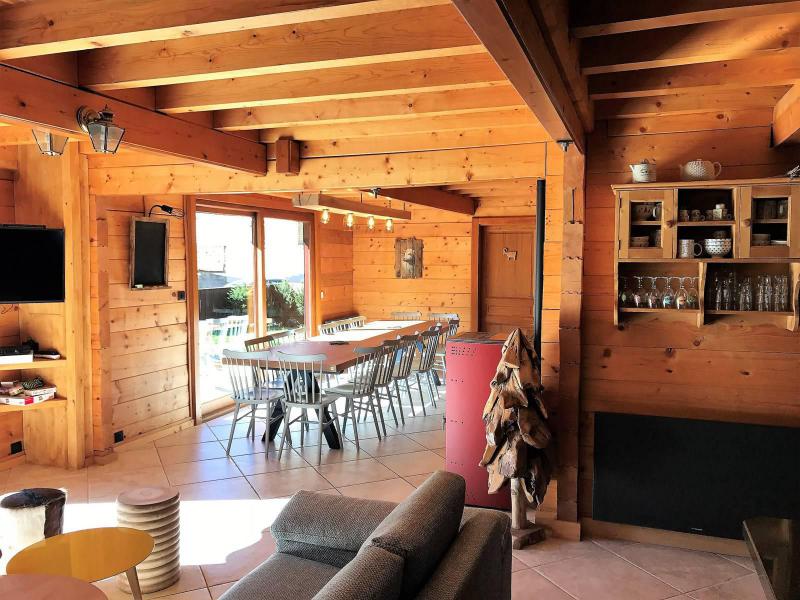 Location au ski Chalet 7 pièces 16 personnes (184) - Chalet Face Aux Pistes - Les 2 Alpes - Séjour