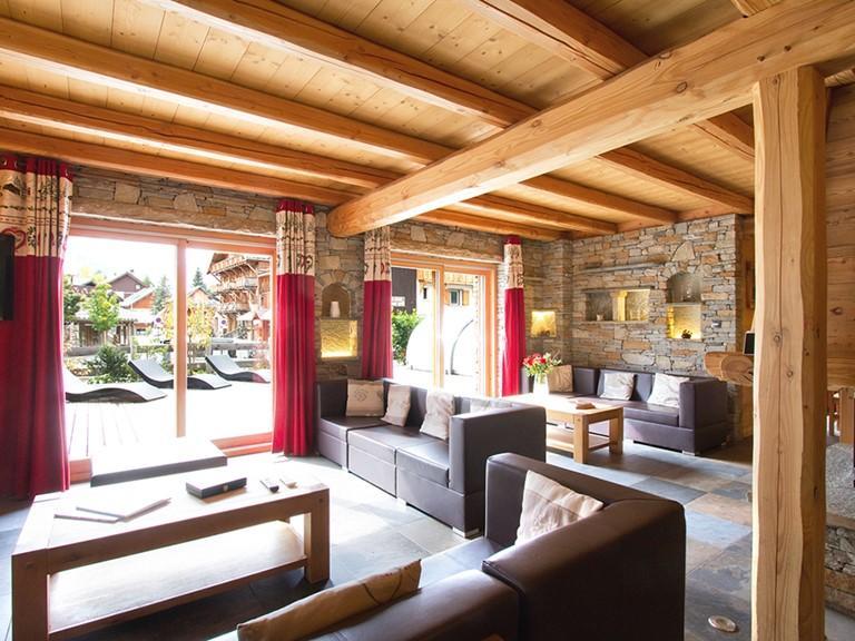 Rent in ski resort 7 room chalet 14 people - Chalet L'Hermine - Les 2 Alpes - Living room