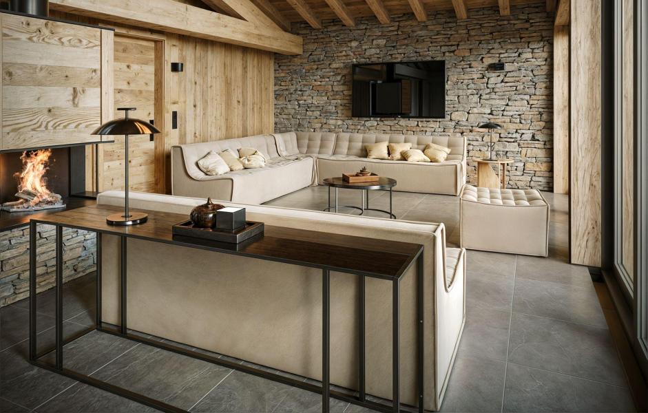 Rent in ski resort 7 room chalet 14 people - Chalet l'Ours Brun - Les 2 Alpes - Living room