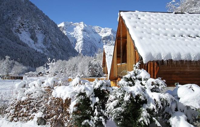 Skiverleih Chalet la Lauze - Les 2 Alpes - Draußen im Winter
