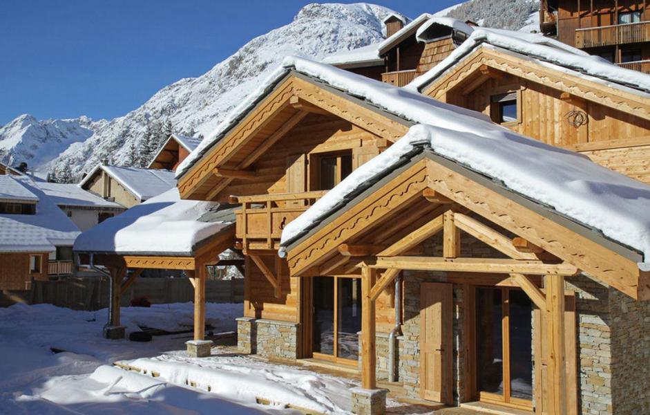Location au ski Chalet Le Loup Lodge - Les 2 Alpes - Extérieur hiver