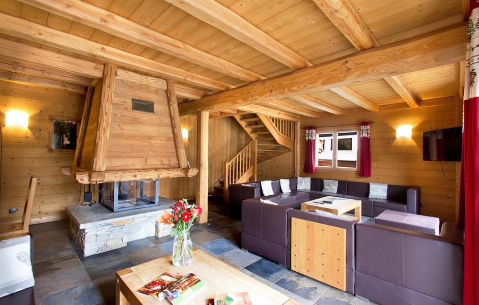 Rent in ski resort Chalet Le Loup Lodge - Les 2 Alpes - Living room