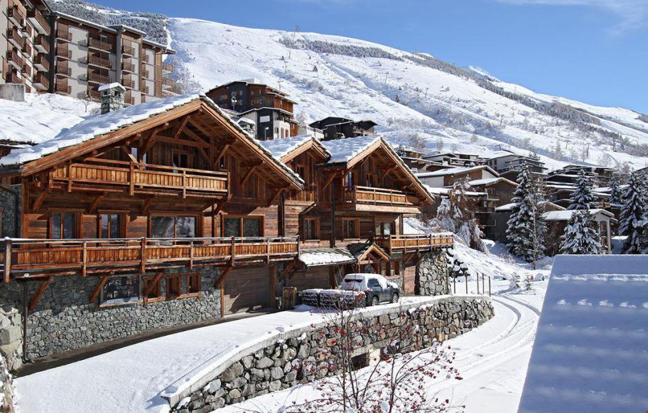 Vacances en montagne Chalet le Lys - Les 2 Alpes - Extérieur hiver