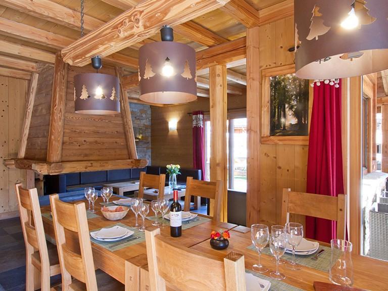 Ski verhuur Chalet 7 kamers 14 personen - Chalet Le Panda - Les 2 Alpes - Woonkamer