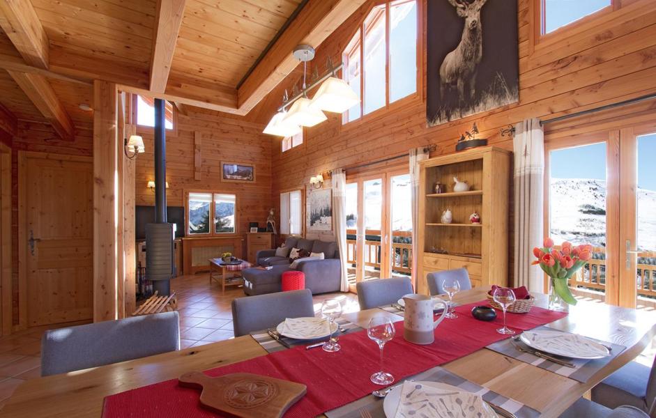 Rent in ski resort Chalet Le Panorama - Les 2 Alpes - Dining area