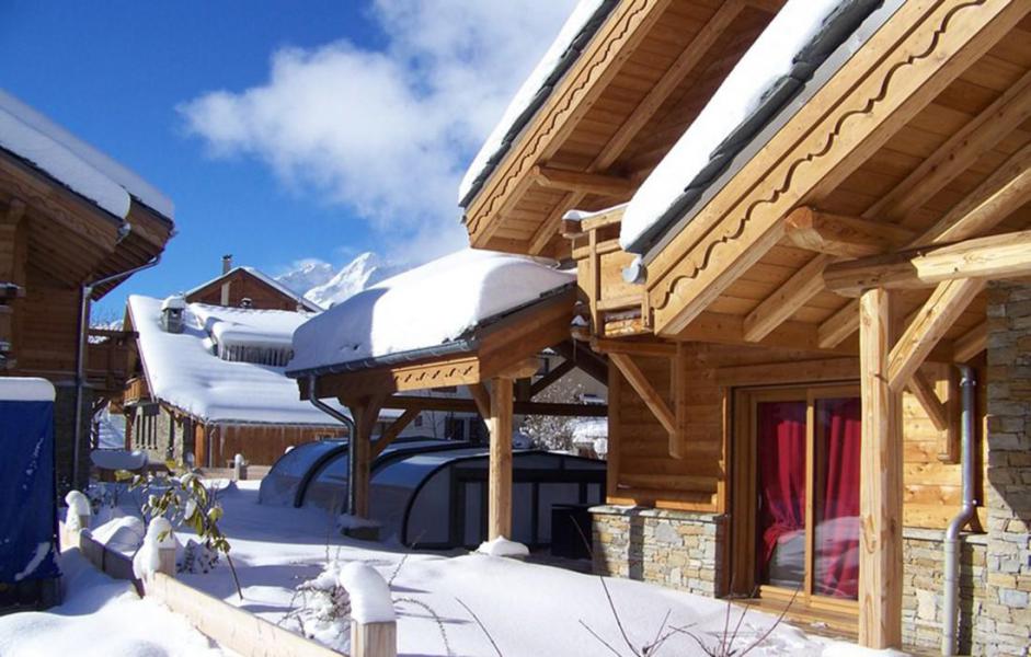 Vacances en montagne Chalet Le Renard Lodge - Les 2 Alpes - Extérieur hiver