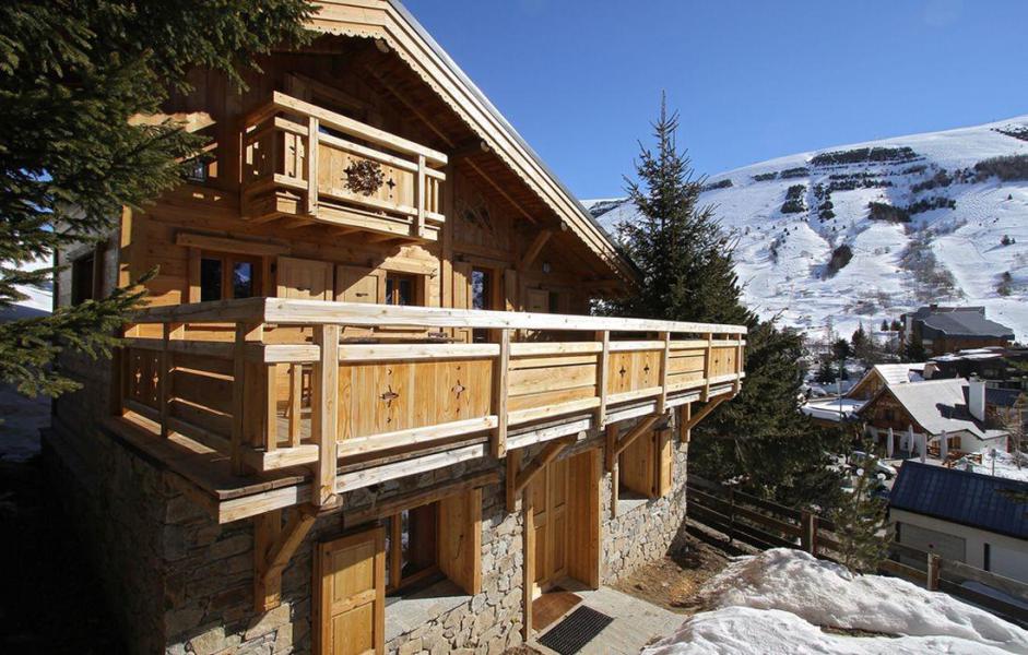 Location au ski Chalet les Alpages - Les 2 Alpes - Extérieur hiver