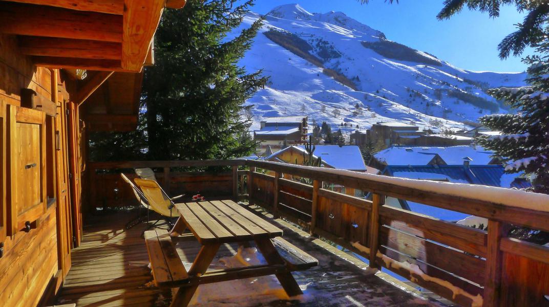 Vacances en montagne Chalet les Alpages - Les 2 Alpes - Extérieur hiver