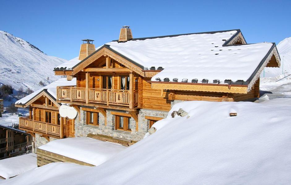 Urlaub in den Bergen Chalet Leslie Alpen 2 - Les 2 Alpes - Draußen im Winter