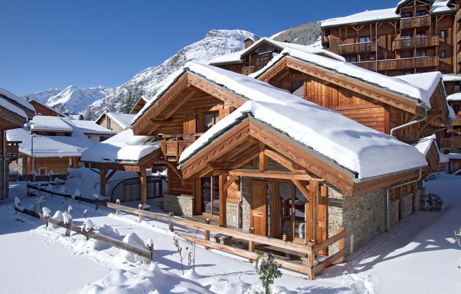 Location au ski Chalet Prestige Lodge - Les 2 Alpes - Extérieur hiver