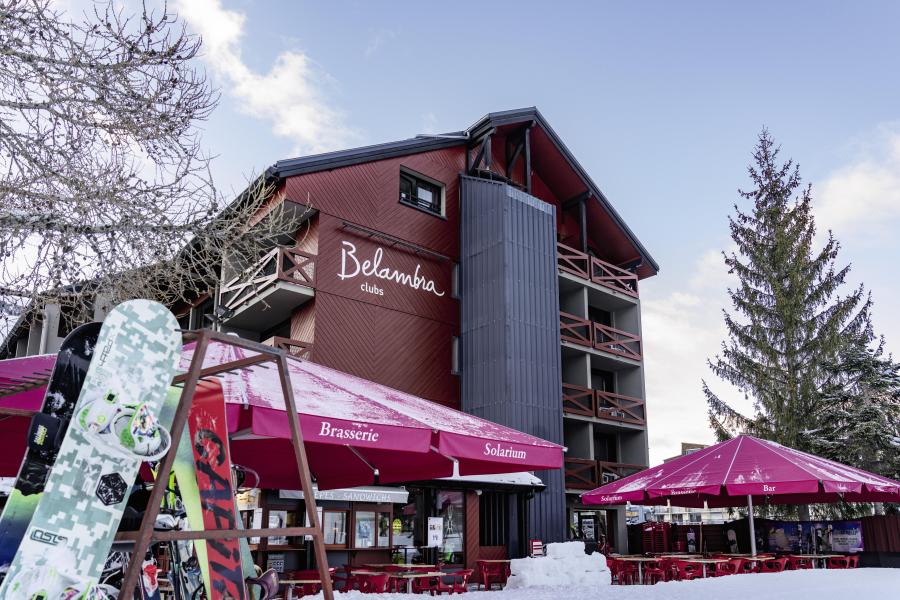 Аренда на лыжном курорте Hôtel Belambra Club l'Orée des Pistes - Les 2 Alpes - зимой под открытым небом