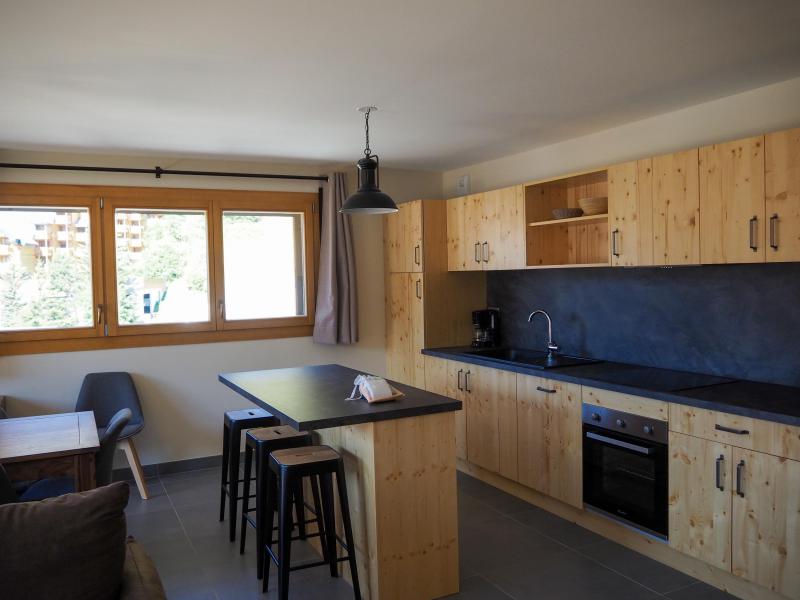 Rent in ski resort 3 room apartment cabin 6 people - La Résidence - Les 2 Alpes - Kitchenette