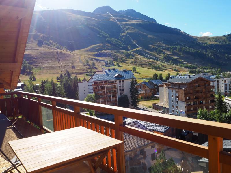 Rent in ski resort 5 room duplex apartment cabin 10 people - La Résidence - Les 2 Alpes - Balcony