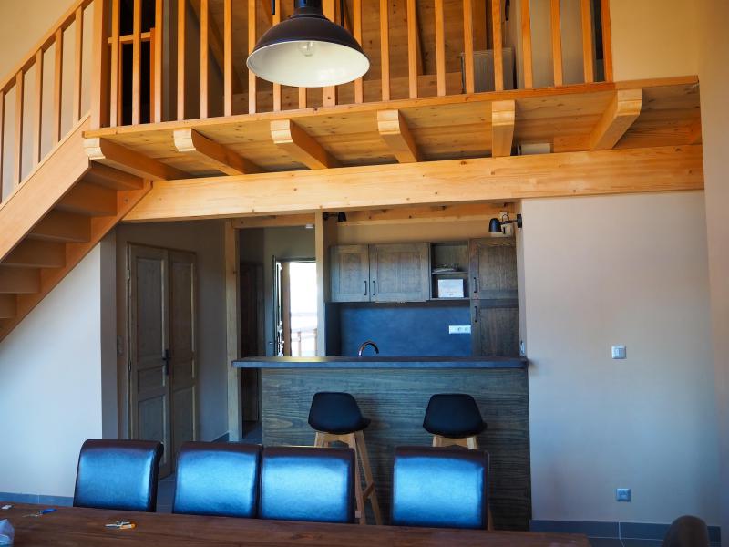 Rent in ski resort 5 room duplex apartment cabin 10 people - La Résidence - Les 2 Alpes - Table