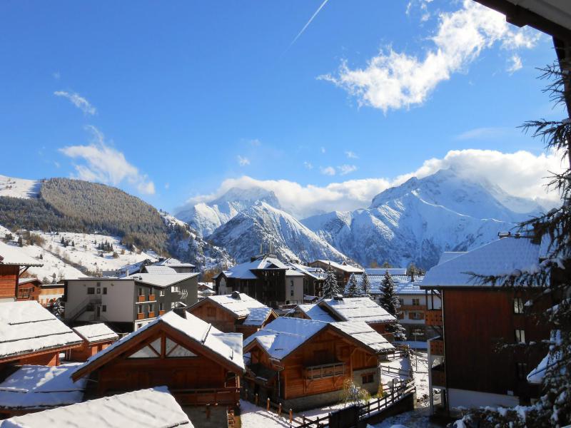 Каникулы в горах Апартаменты 3 комнат 6 чел. - La Résidence le Rochail - Les 2 Alpes - зимой под открытым небом