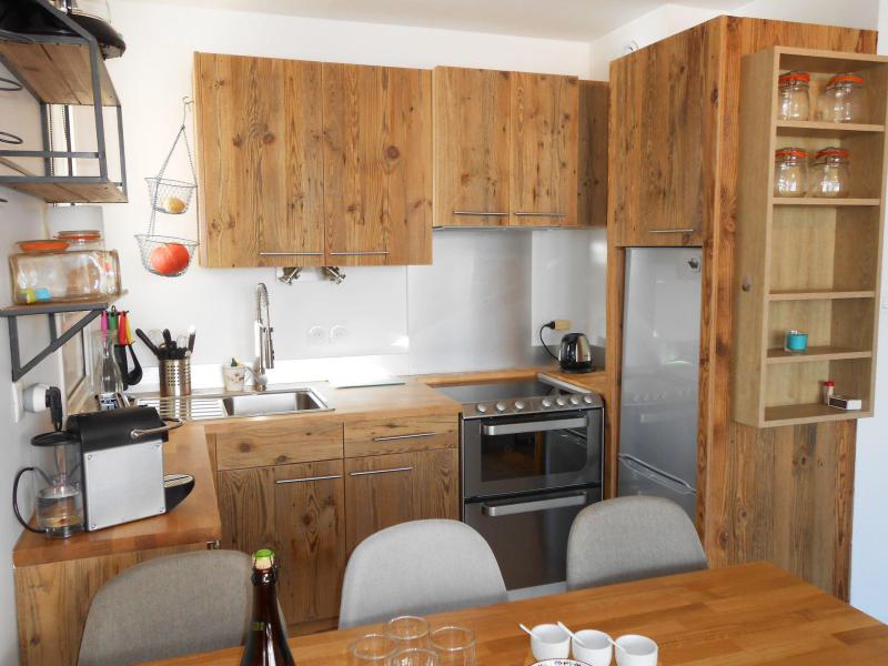 Location au ski Appartement 3 pièces 6 personnes - La Résidence le Rochail - Les 2 Alpes - Kitchenette