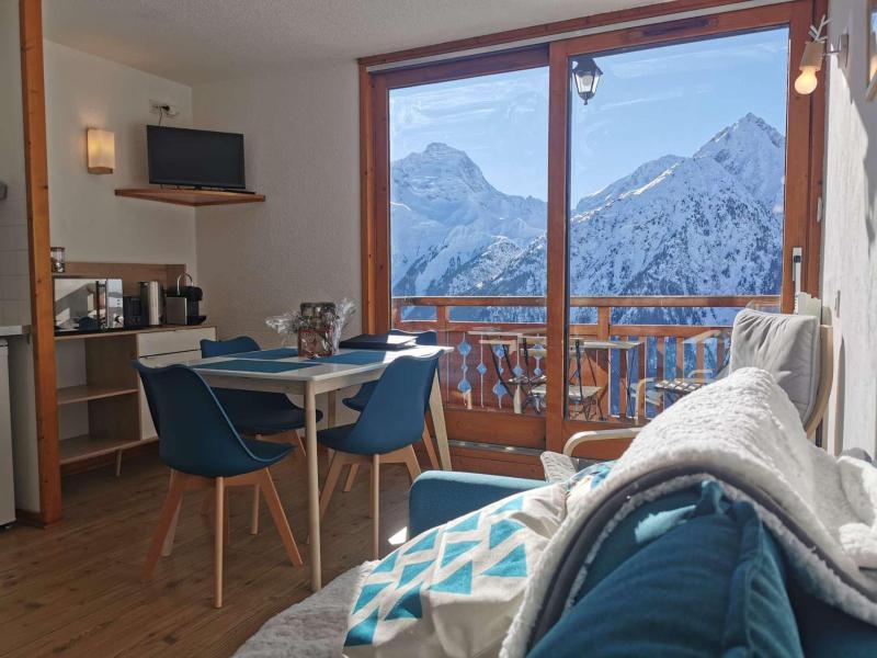 Rent in ski resort 2 room apartment sleeping corner 5 people (811) - La résidence le Soleil - Les 2 Alpes - Living room