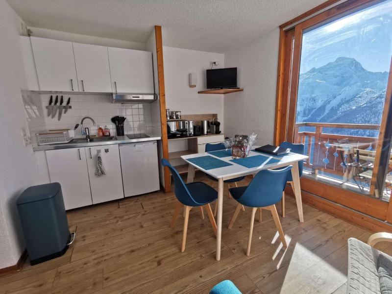 Ski verhuur Appartement 2 kamers bergnis 5 personen (811) - La résidence le Soleil - Les 2 Alpes - Woonkamer