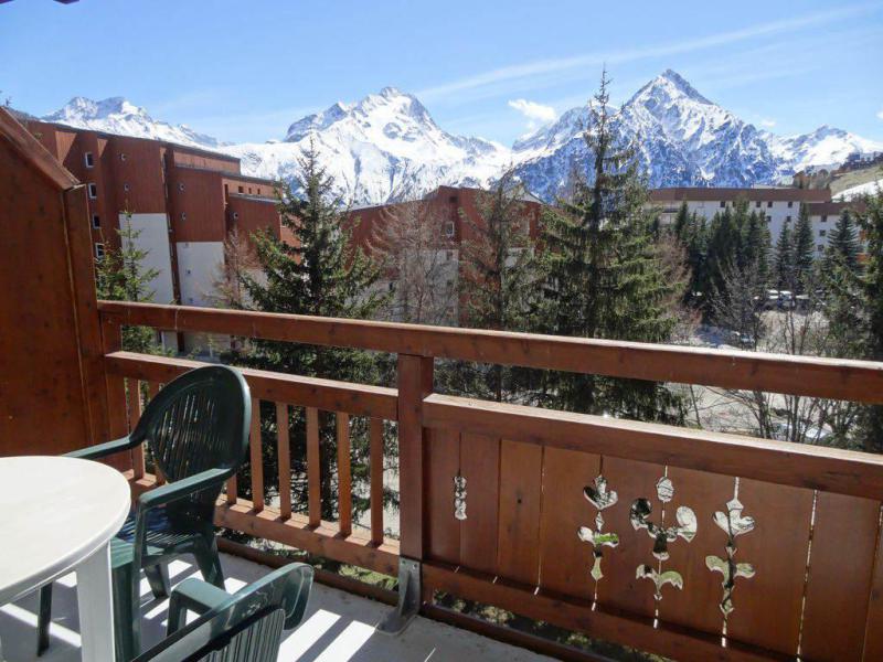 Skiverleih Studio Schlafnische 4 Personen (73) - La Résidence le Tyrol - Les 2 Alpes - Balkon