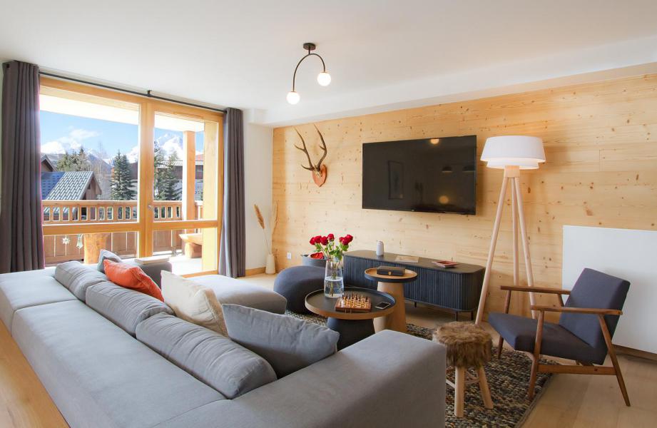 Skiverleih 4-Zimmer-Appartment für 8 Personen (A33) - Le Chalet du Soleil - Les 2 Alpes - Wohnzimmer