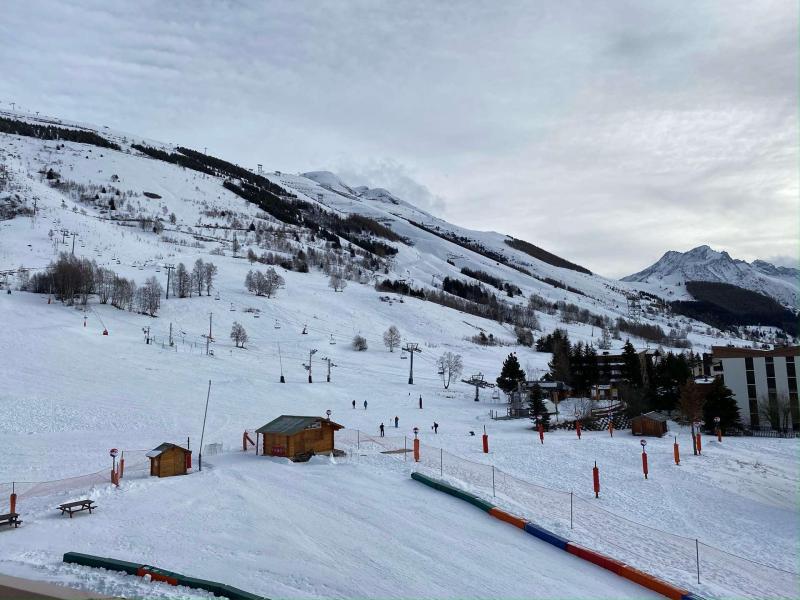 Аренда на лыжном курорте Квартира студия со спальней для 4 чел. (979) - Le Champamé - Les 2 Alpes - зимой под открытым небом
