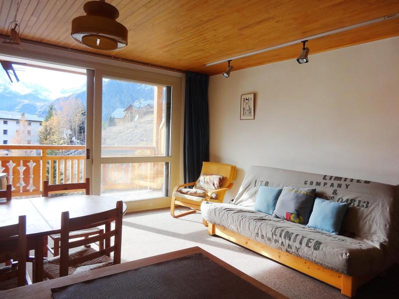 Rent in ski resort 1 room apartment 4 people (4) - Le Super Venosc - Les 2 Alpes - Living room
