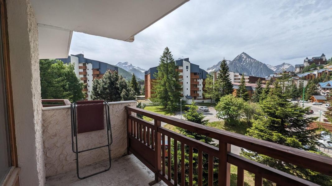 Location au ski Appartement 2 pièces coin montagne 6 personnes (304) - Meijotel - Les 2 Alpes - Balcon