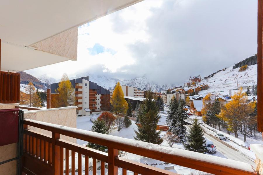 Ski verhuur Studio bergnis 4 personen (408) - Meijotel - Les 2 Alpes - Balkon