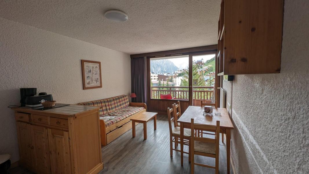 Location au ski Studio coin montagne 4 personnes (406) - Meijotel - Les 2 Alpes - Séjour