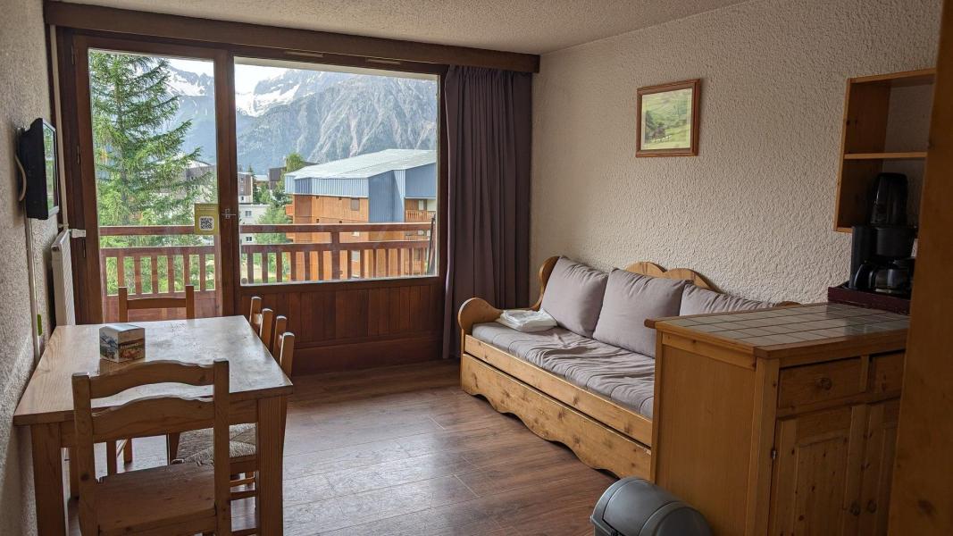 Skiverleih Studio Schlafnische 4 Personen (066) - Meijotel - Les 2 Alpes - Wohnzimmer