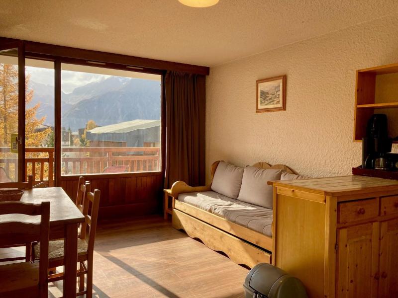 Skiverleih Studio Schlafnische 4 Personen (066) - Meijotel - Les 2 Alpes - Wohnzimmer