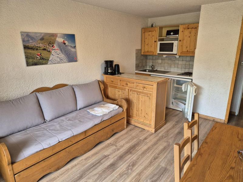 Skiverleih Studio Schlafnische 4 Personen (107) - Meijotel - Les 2 Alpes - Wohnzimmer