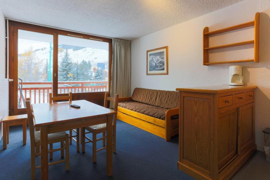 Skiverleih Studio Schlafnische 4 Personen (111) - Meijotel - Les 2 Alpes - Wohnzimmer