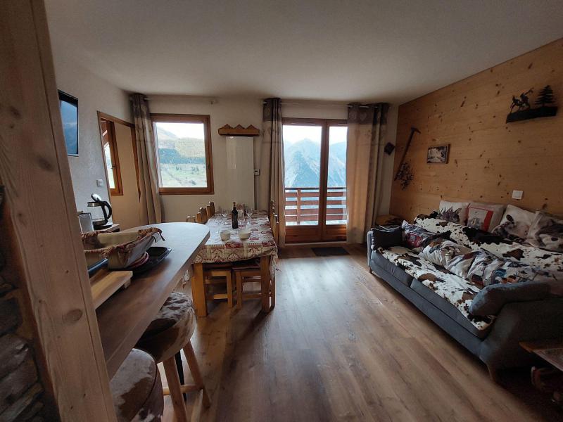 Ski verhuur Appartement 3 kamers 6 personen (501) - Prince des écrins - Les 2 Alpes - Woonkamer