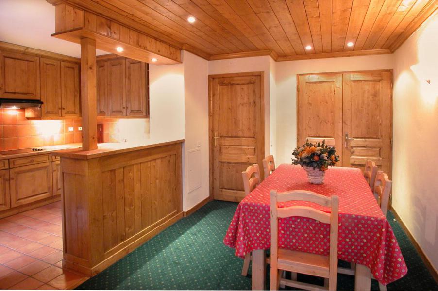 Skiverleih 3-Zimmer-Holzhütte für 8 Personen - Résidence Alpina Lodge - Les 2 Alpes - Tisch