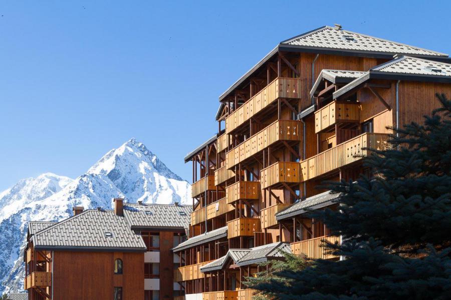Location au ski Résidence Andromède - Les 2 Alpes - Extérieur hiver