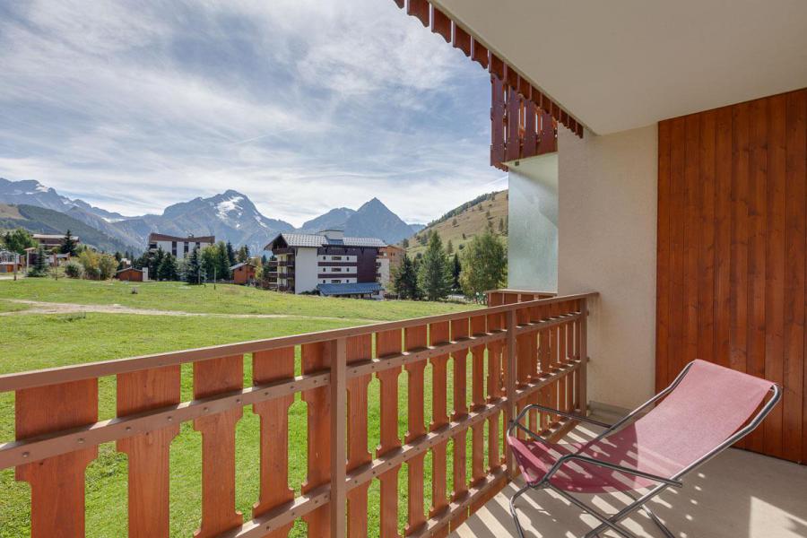 Аренда на лыжном курорте Квартира студия со спальней для 4 чел. - Résidence Champamé - Les 2 Alpes - Балкон