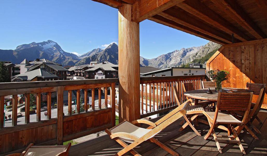 Location au ski Résidence Cortina - Les 2 Alpes - Terrasse