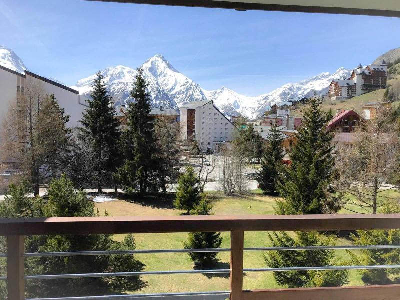 Location au ski Studio coin montagne 4 personnes (242) - Résidence Côte Brune 3 - Les 2 Alpes - Terrasse